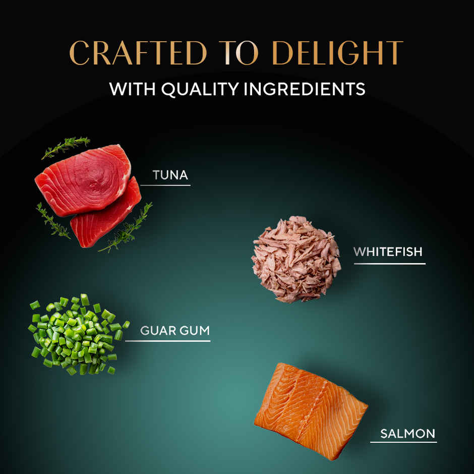 Sheba Deluxe Wet Cat Food Tuna Flakes and Salmon in Gravy | Can