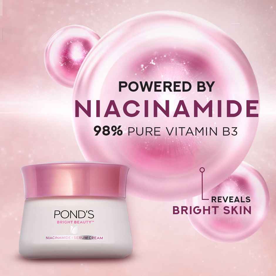 Pond's Bright Beauty Anti-Spot Serum Cream With Niacinamide And SPF 15 PA++