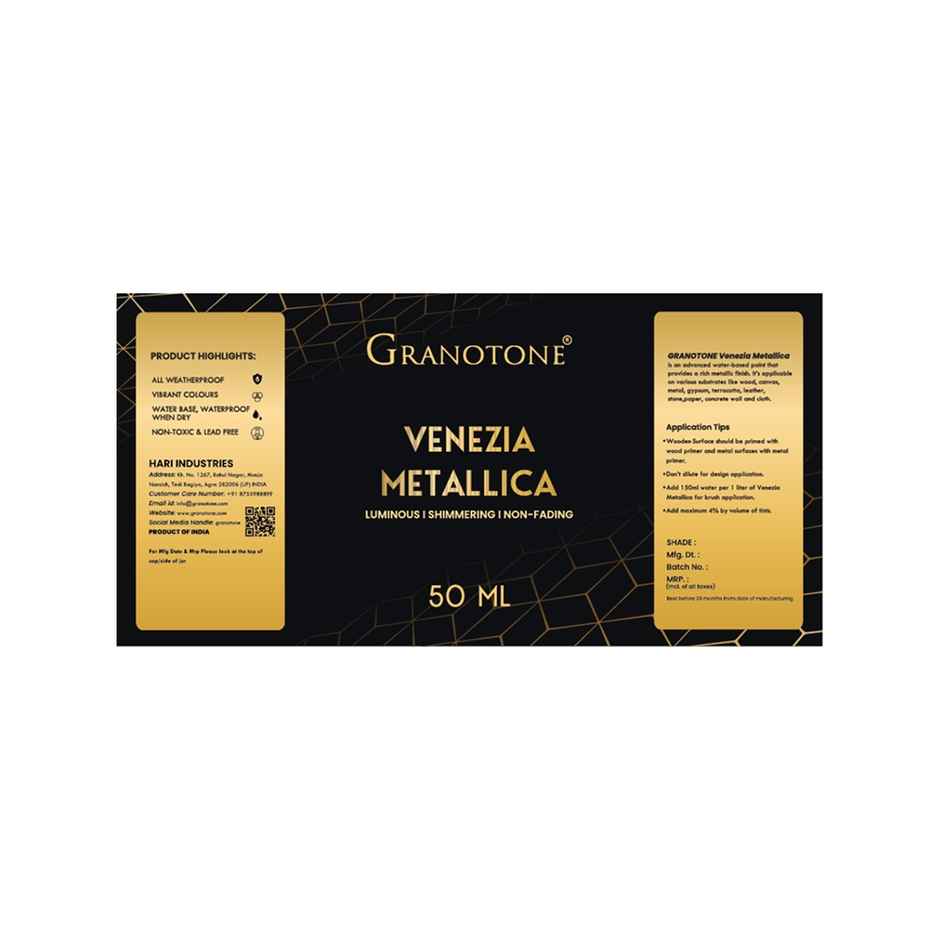 Granotone Venezia Metallic Paint | Silver, Gold