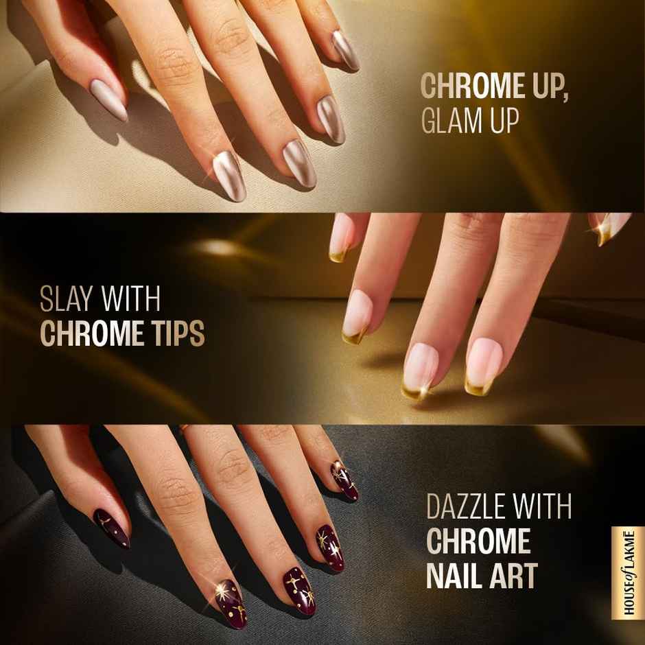 Lakme Ultimate Glam Chrome Nail - Copper