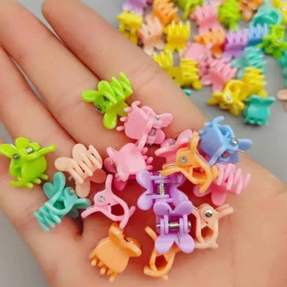 Se7en Dark Pastel Colors Mini Hair Clips - Assorted Colors