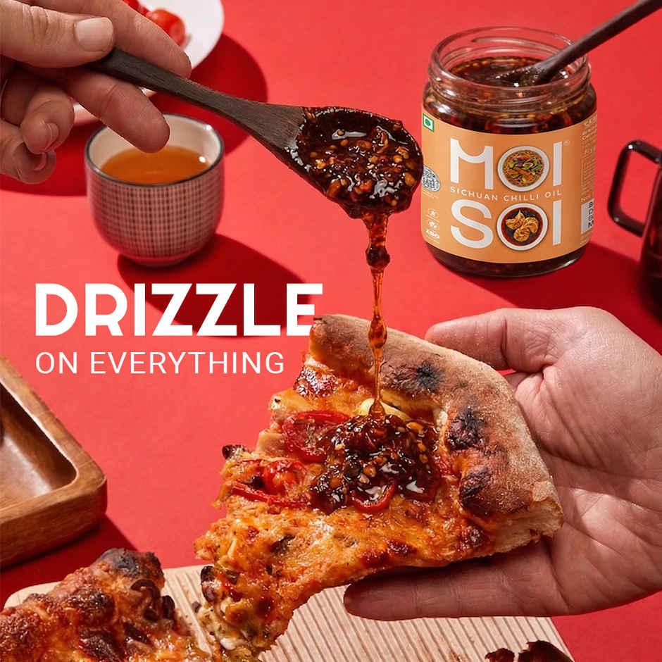Moi Soi Sichuan Chilli Oil- For Stir Fry Marinade Spread & Dip