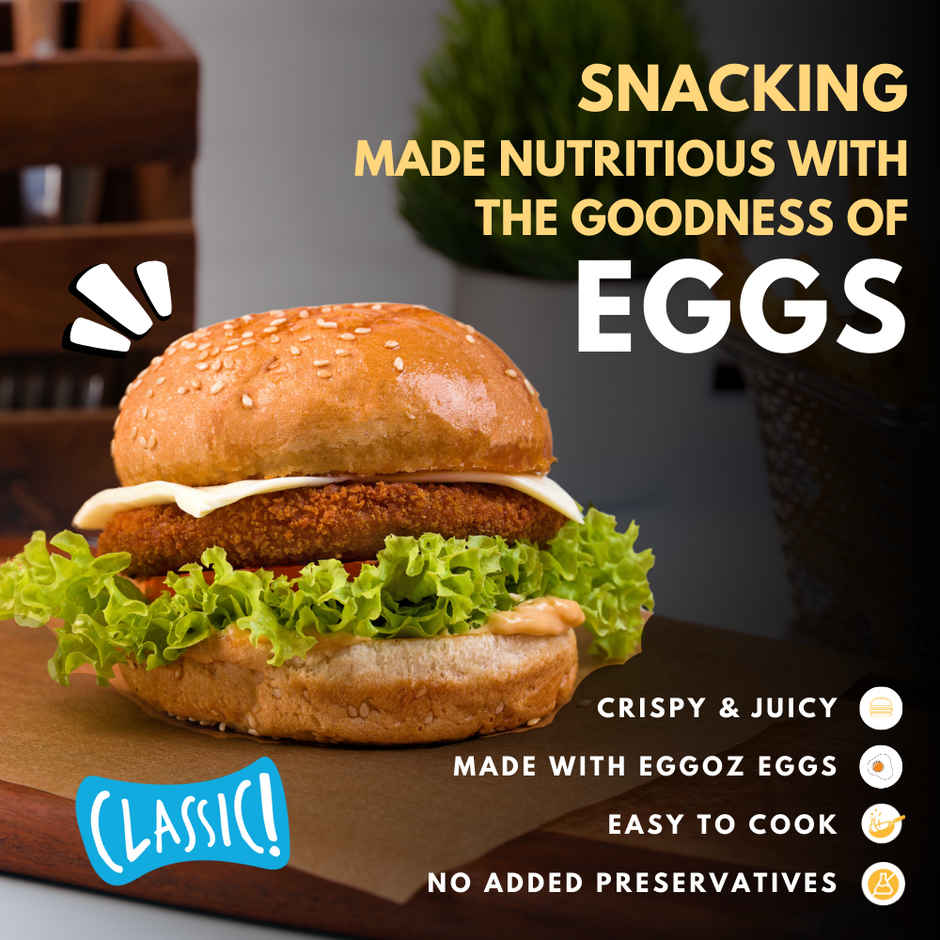 Eggoz Egg Burger Patty