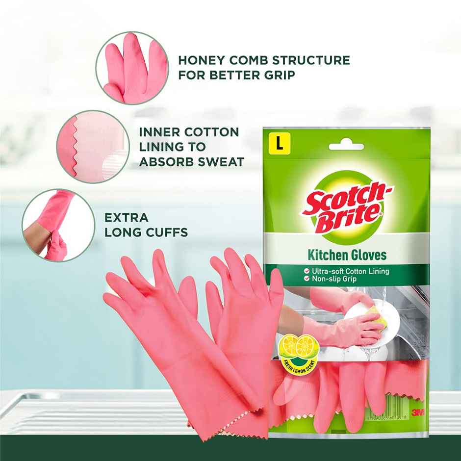 Scotch-Brite Kitchen Gloves Large