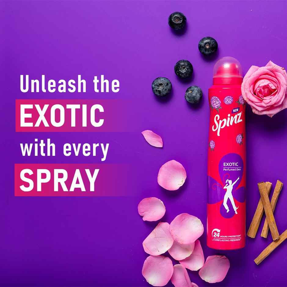 New Spinz Enchante Perfumed Deo for Women With International Fragrances