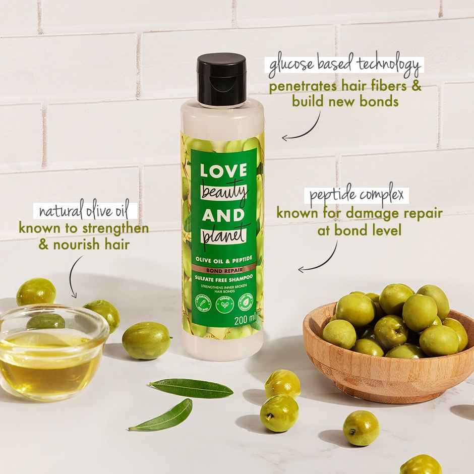Love Beauty And Planet Olive Oil & Peptide Shampoo