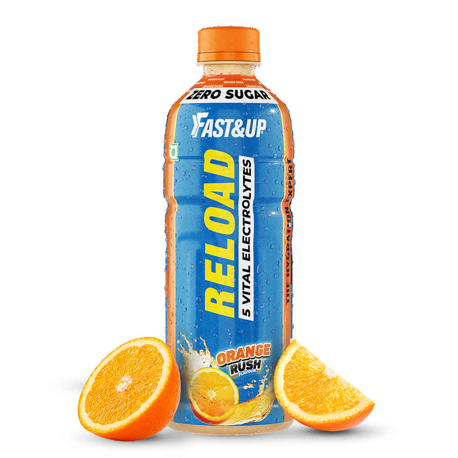 Fast&up Reload Zero Sugar Energy Drink | Refreshing Orange Flavour Combo