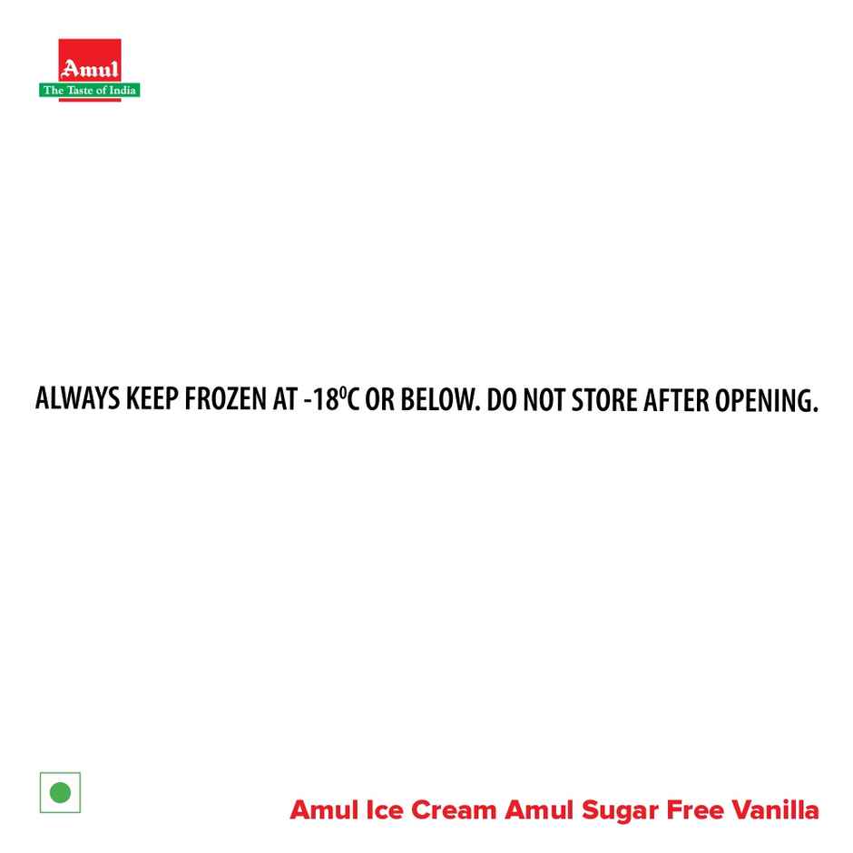 Amul Sugar Free Vanilla Ice Cream Cup