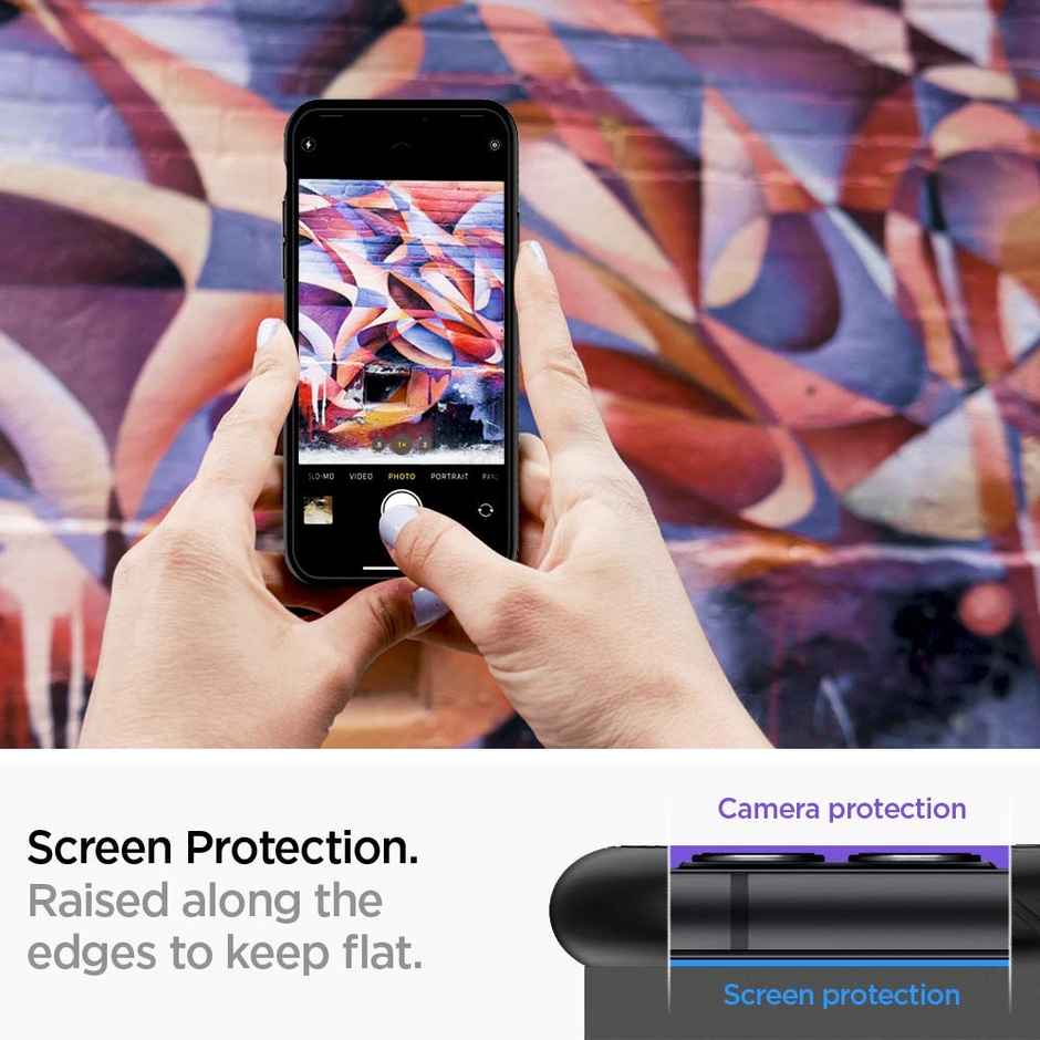 Spigen Liquid Air Back Cover Case Compatible with iPhone 11 (TPU | Matte Black)