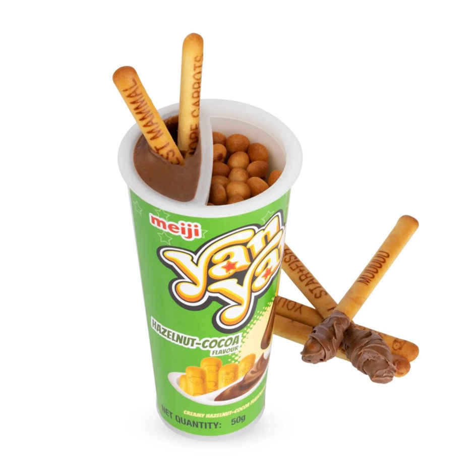 Meiji Yan Yan Hazelnut Cocoa Biscuit Sticks