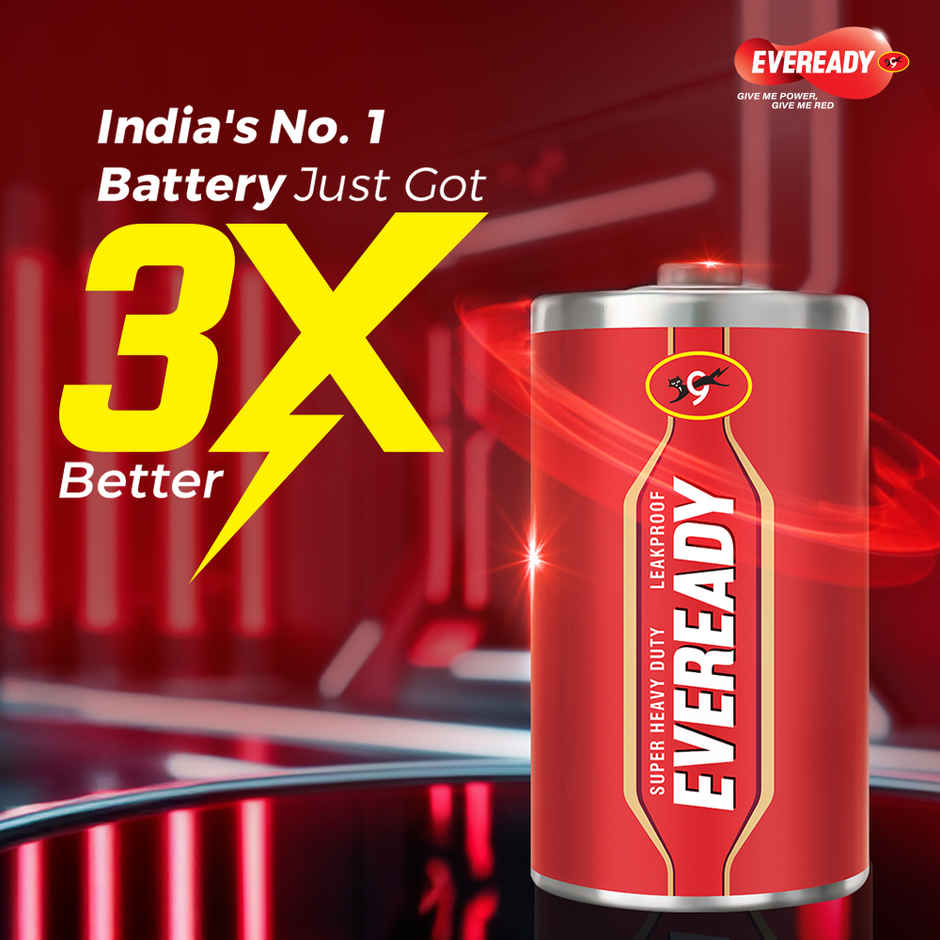 Eveready Carbon Zinc D Battery | 3X EMD Power