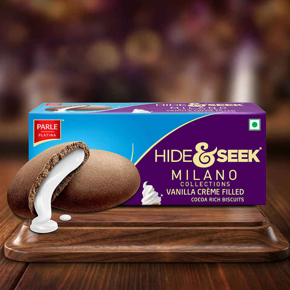 Parle Hide & Seek Milano Centre Filled Vanilla Cookies
