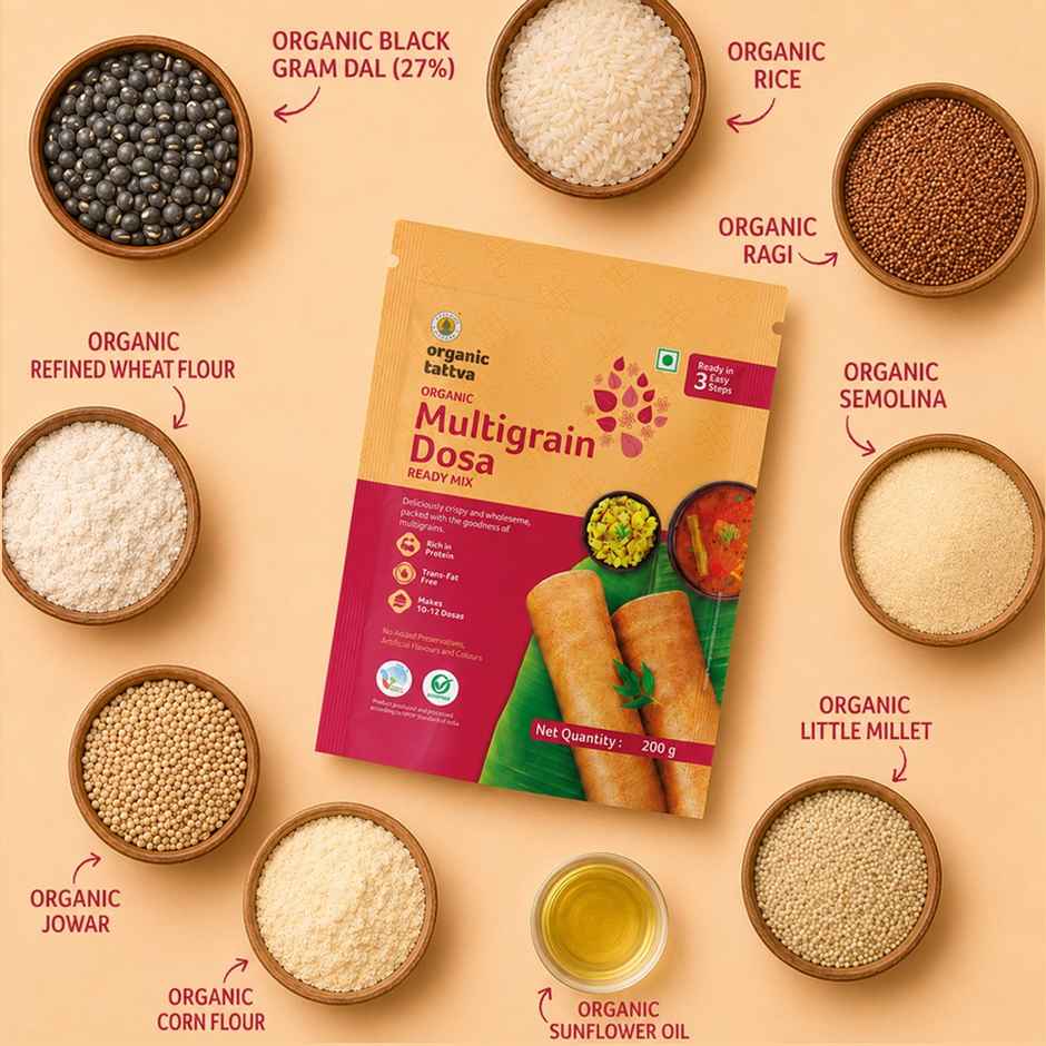 Organic Tattva Multigrain Dosa Ready Mix