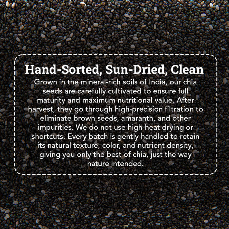 Anveshan Raw Chia Seeds Rich In Protein & Fiber