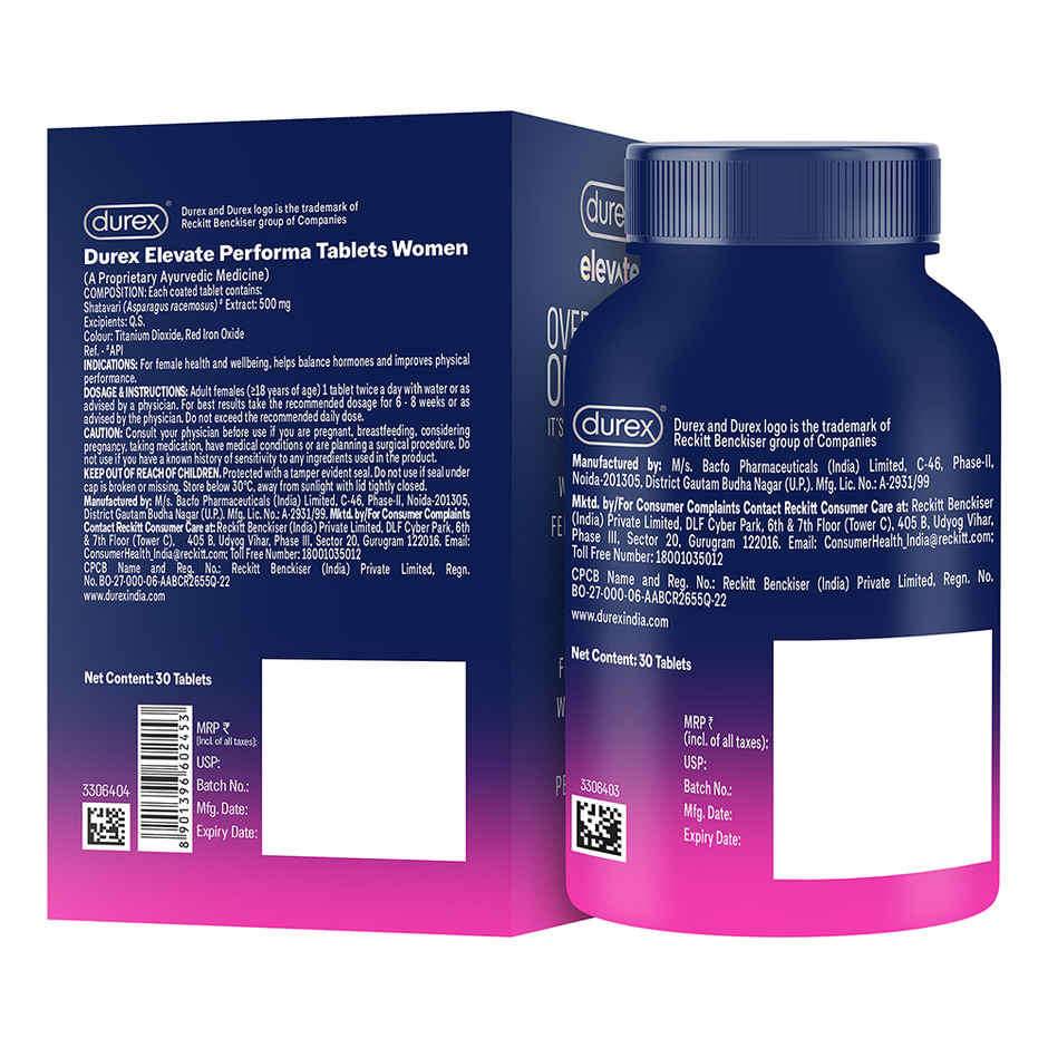 Durex Women's Elevate Performa Tablets