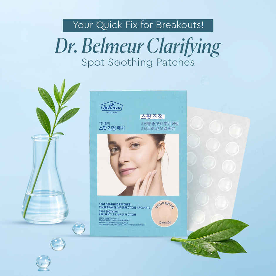 The Face Shop Dr.Belmeur Clarifying Spot Soothing Acne Patches, TeaTree Oil & Salicylic Acid