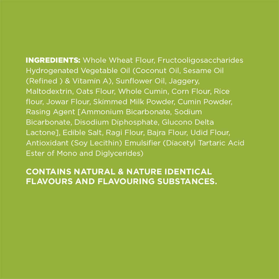 Open Secret Zero Maida Jeera Biscuits, Healthy Snacks with No Refined Sugar & No Palm Oil