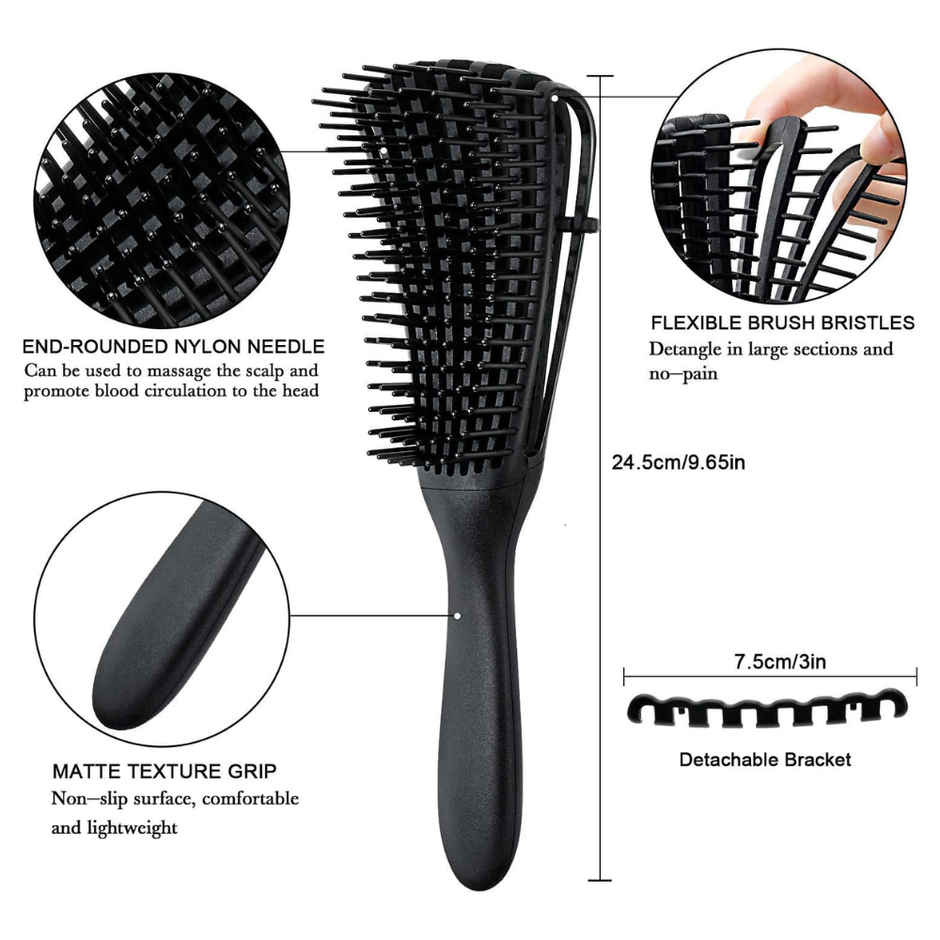 Detangler Paddle Hair Brush - Assorted