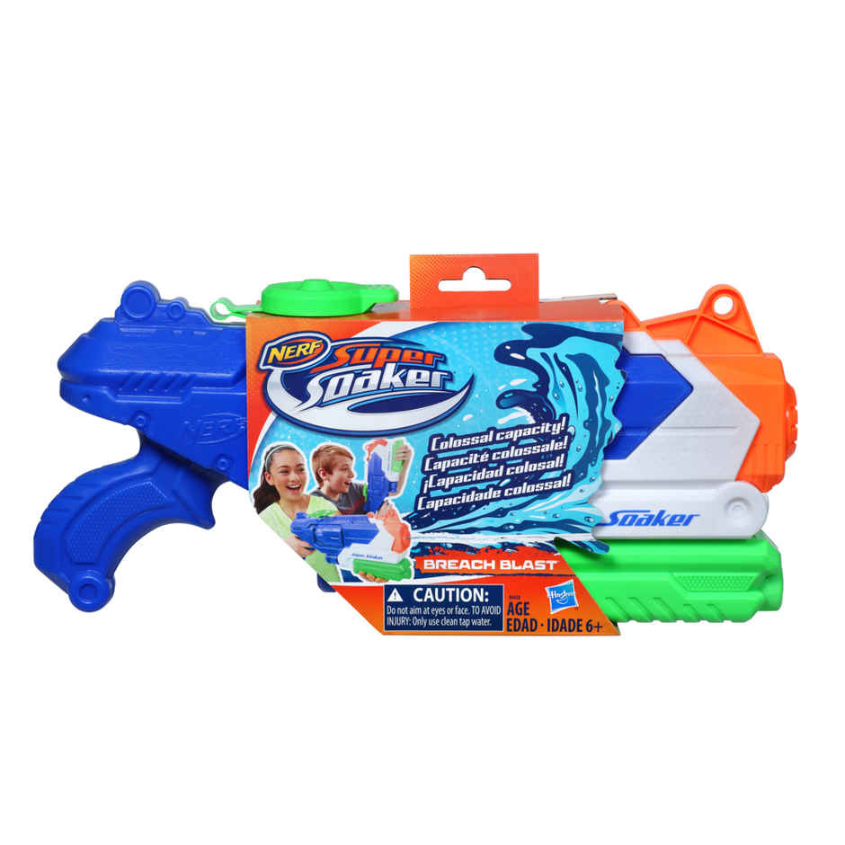 Hasbro Nerf Super Soaker Breach Blast | Holds Up To 1.4 liters Of Water