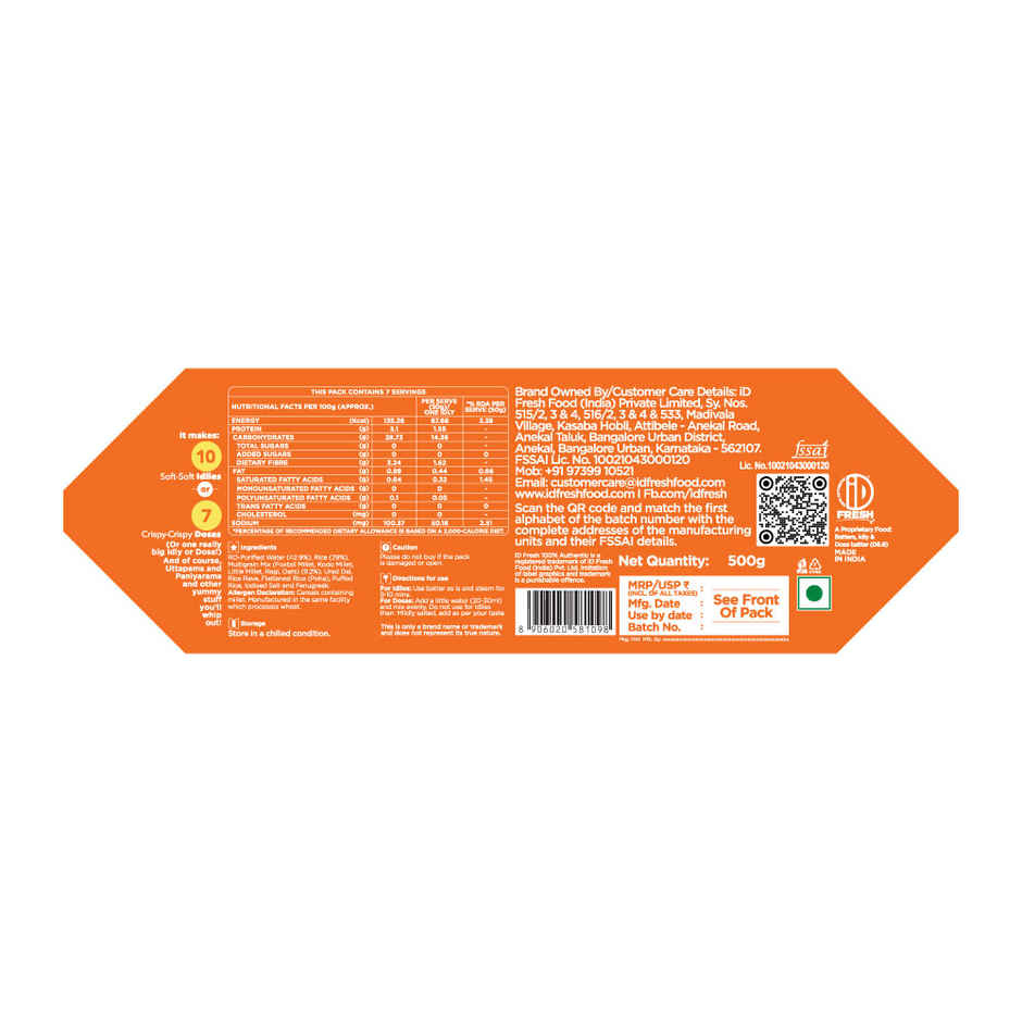 iD Fresh Multigrain Idly & Dosa Batter