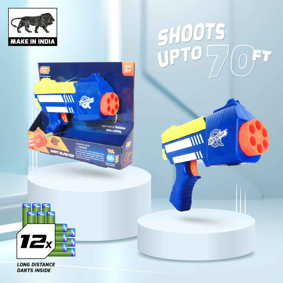 Toymaxx Bolt Dart Blaster Blue