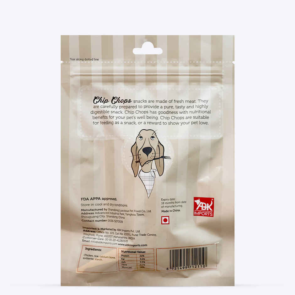 Chip Chops Chicken and Calcium Bone Dog Treat