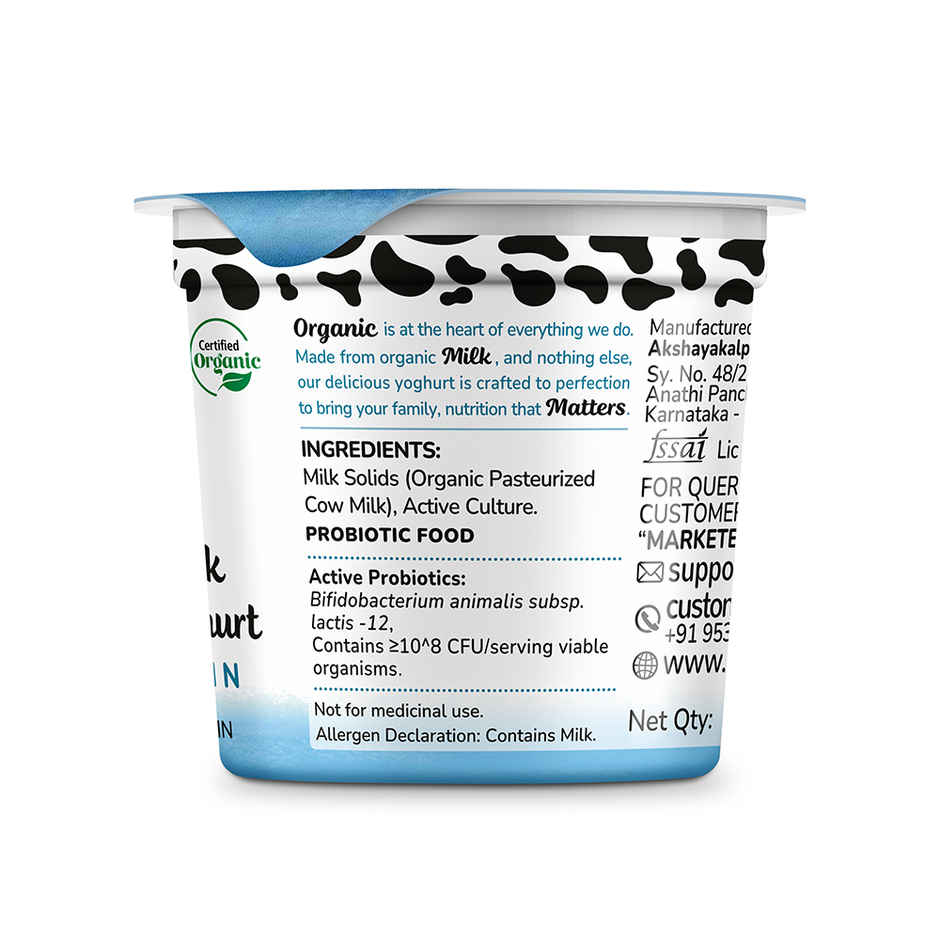 Akshayakalpa Organic Greek Yogurt - Natural
