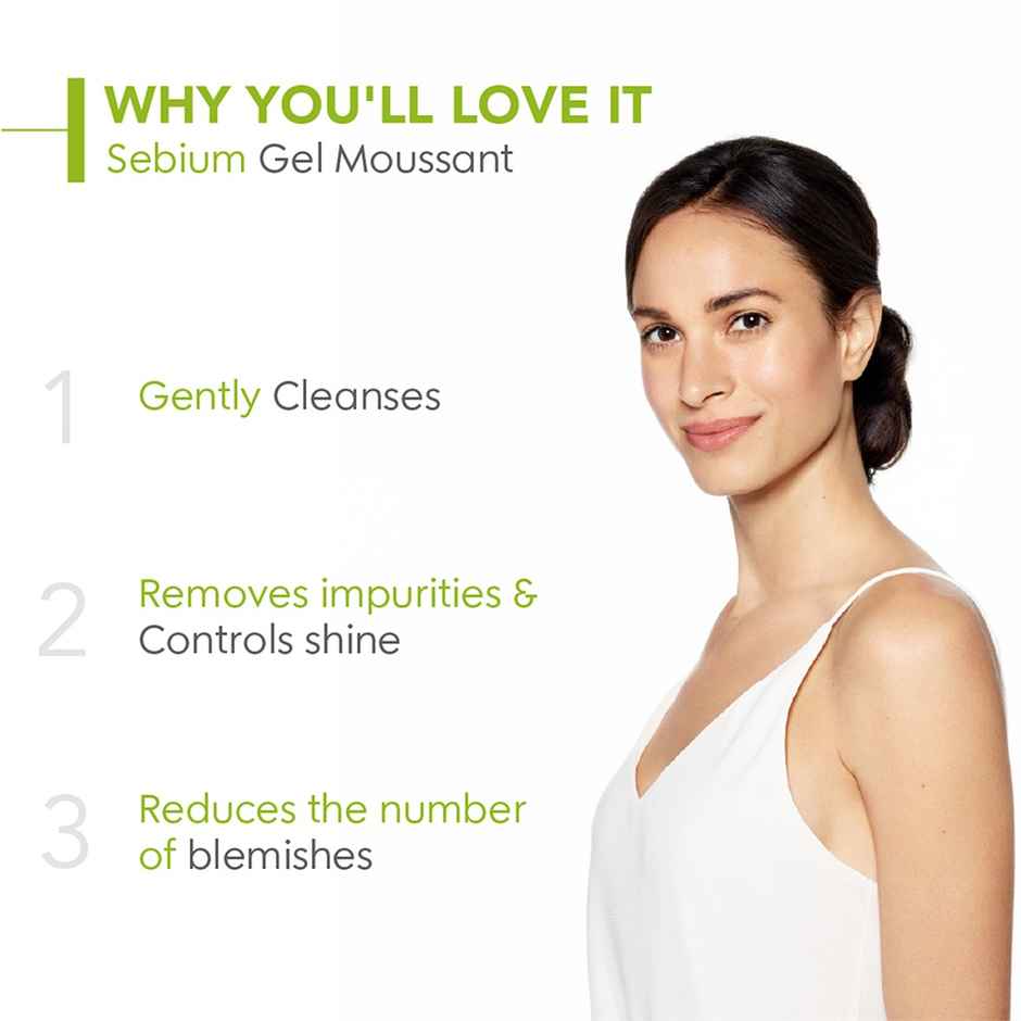 Bioderma Sebium Moussant Purifying Cleansing Gel