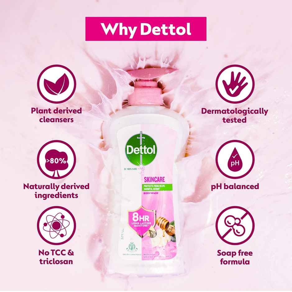 Dettol Body Wash and shower Gel | Skin Care Pump