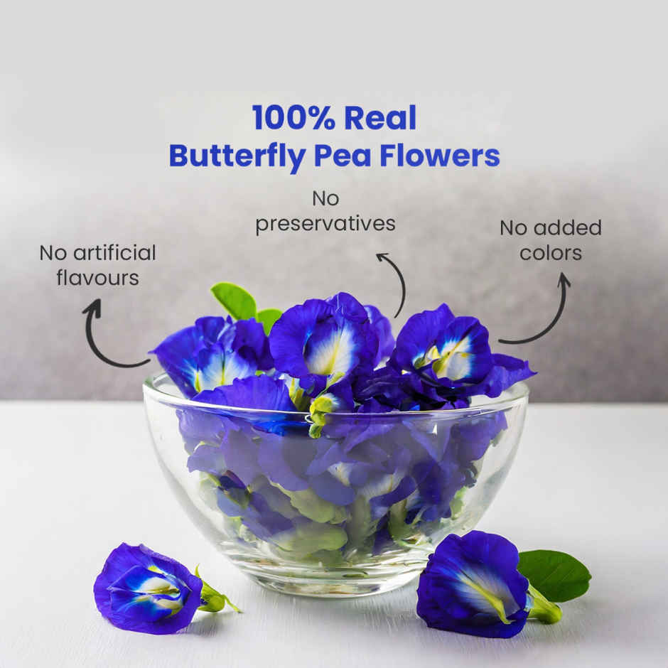 Blue Tea Butterfly Pea Flower Herbal Tea | Jar