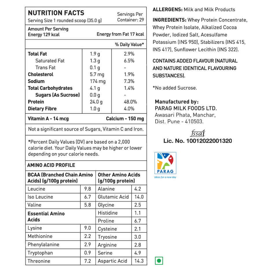 Avvatar Whey Protein Belgian Chocolate