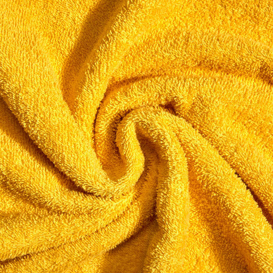 Wakefit 400 GSM Terry 100% Cotton Bath Towels | 70x140 cm | Set of 1 | Sunflower Yellow