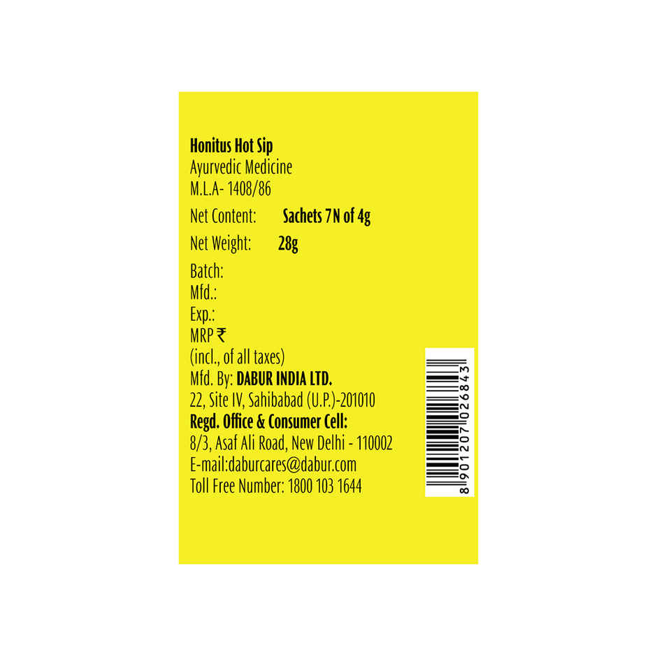 Dabur OTC Honitus Hot Sip Ayurvedic Kaadha