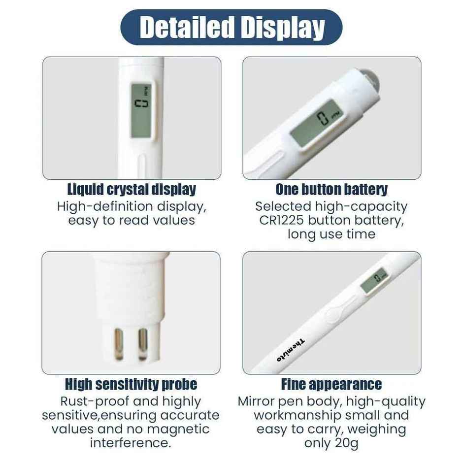Themisto TDS-30 Meter White | TDS Water Tester