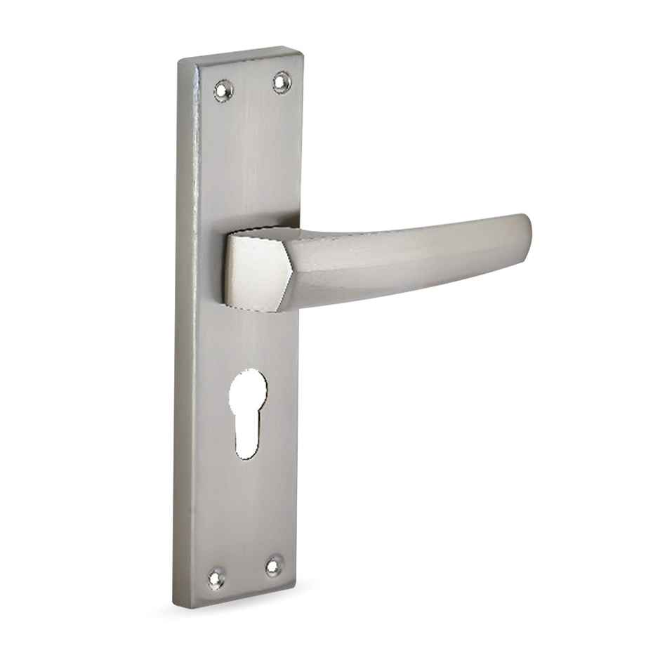 Link Ky 8 Inch Plate Handle Door Lock | Mortise Lock | Finish - Stainless Steel | Resolute