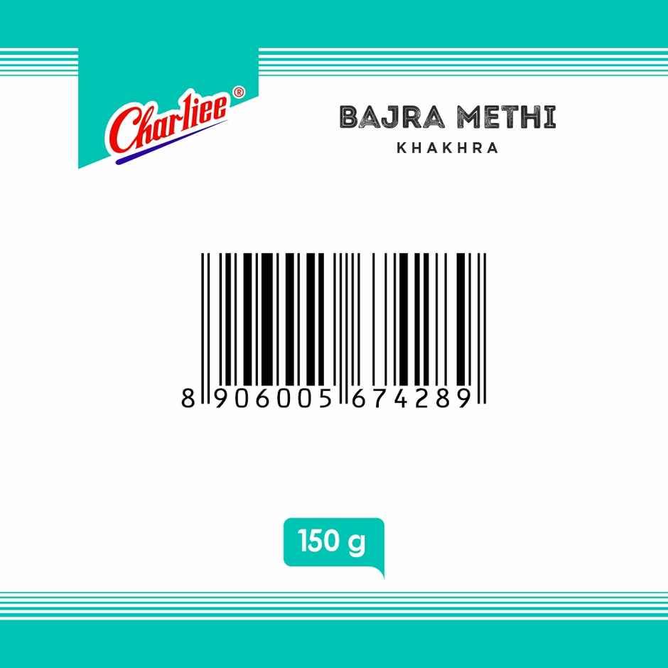 CHARLIEE Bajra Methi Khakhra