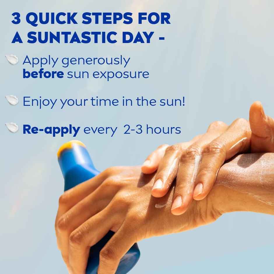 NIVEA SUN Protect and Moisture SPF 50+ Advanced Sunscreen|PA+++ UVA - UVB Protection System