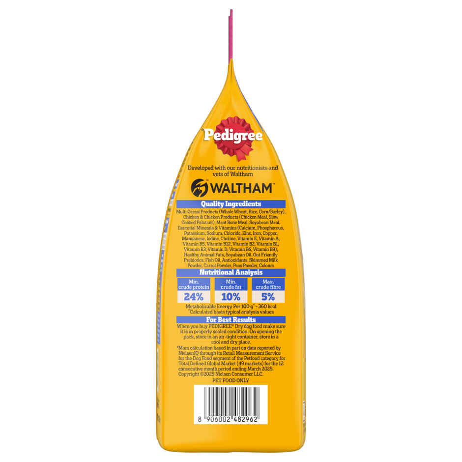 Pedigree Puppy Dry Dog Food Chicken and Milk