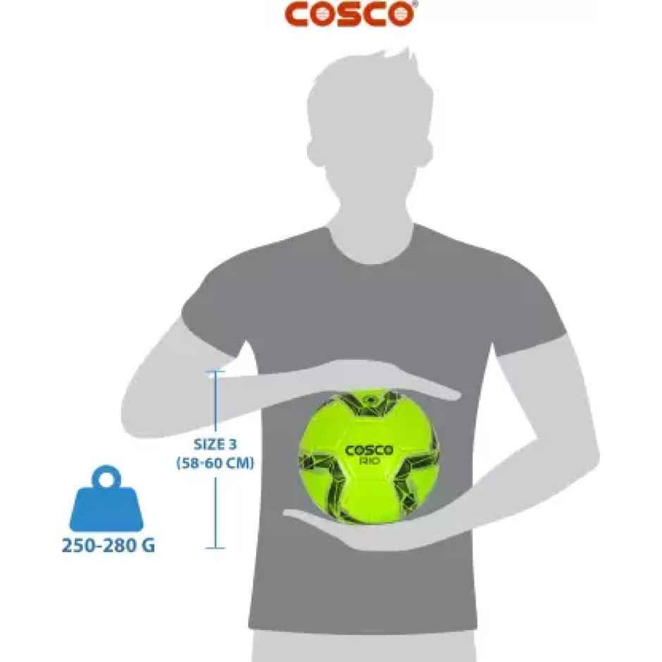 Cosco Rio Kids Football, Size-3(18Cm) Single |Made In India (Colour May Vary)