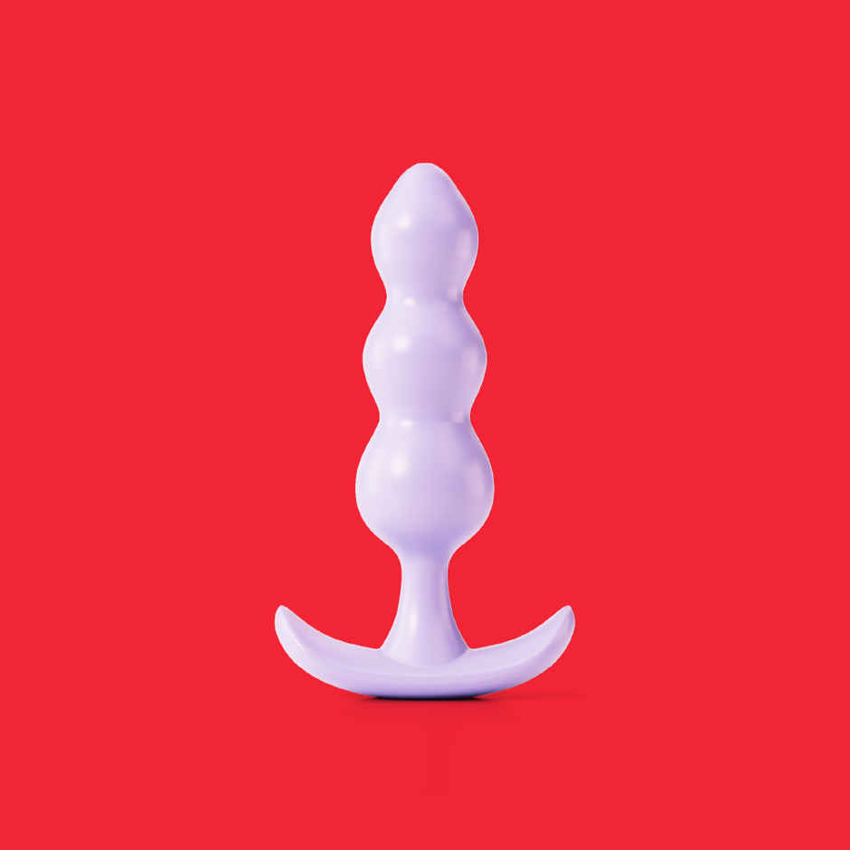 Thirdbase Peach Please Plug Non-Vibrating Personal Massager | Large