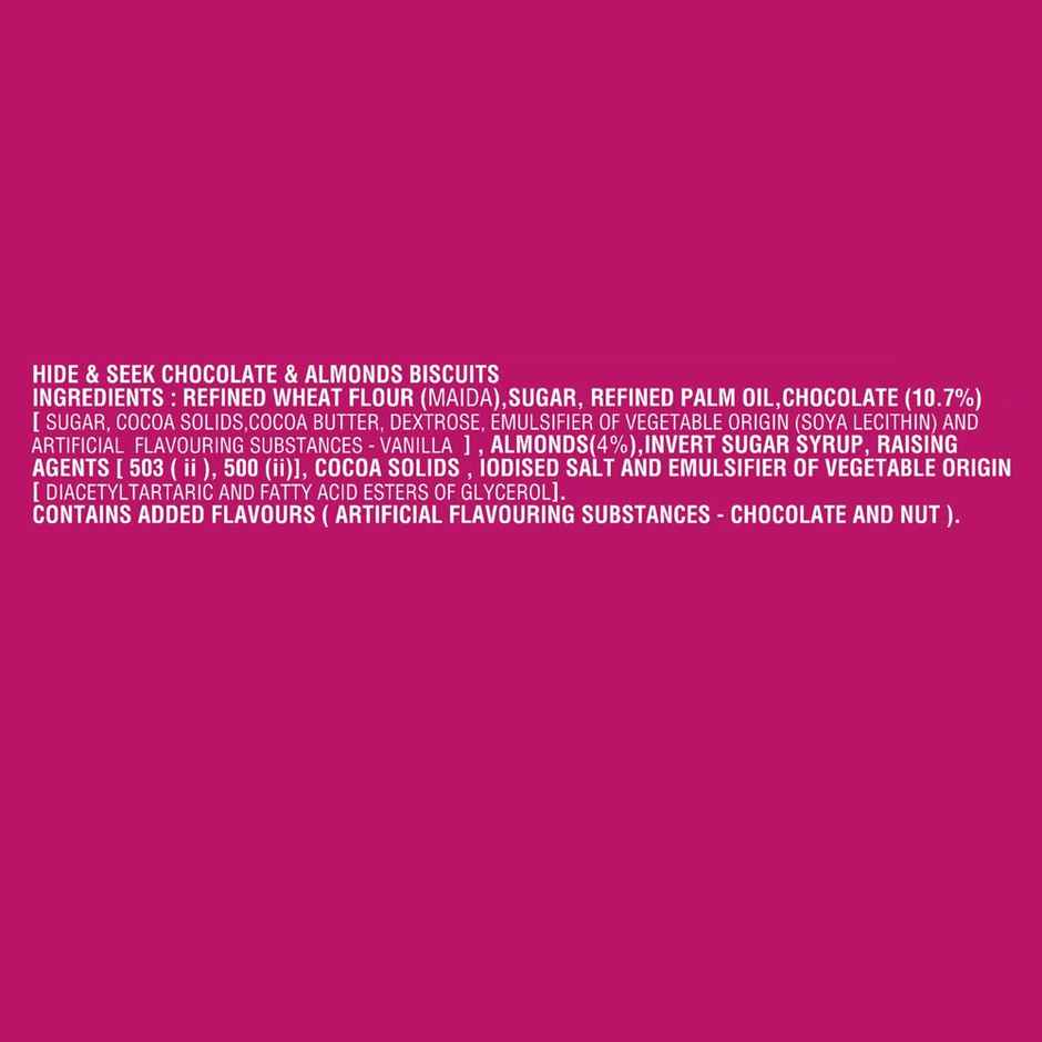 Parle Hide & Seek Cookies With Added Almonds