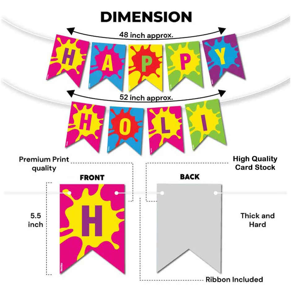 Picfest Happy Holi Banner