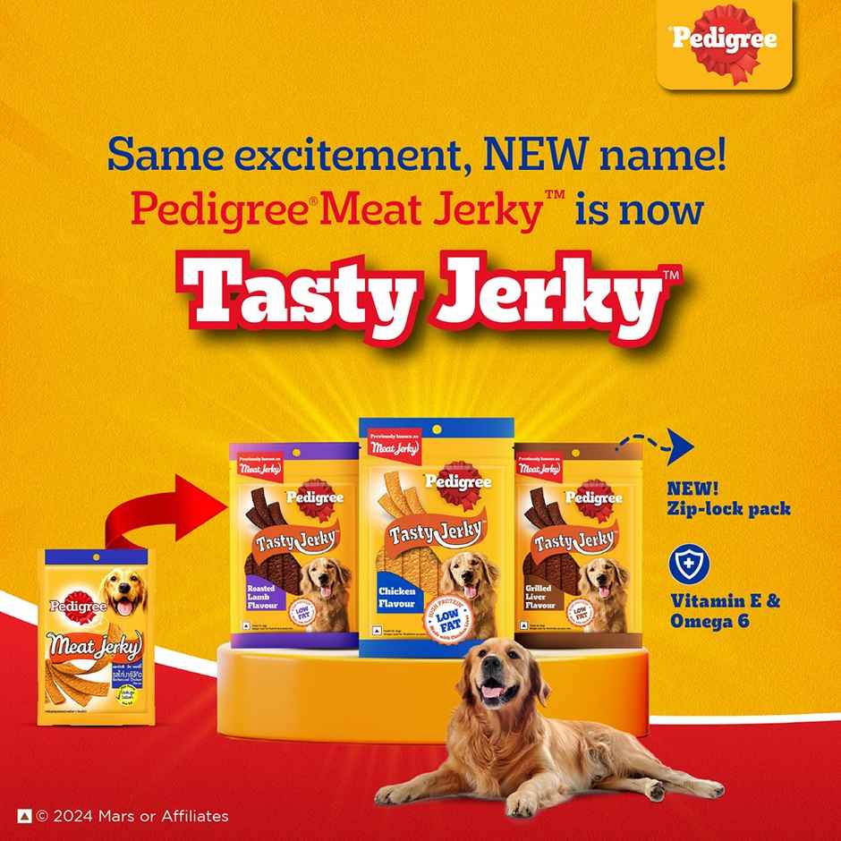 Pedigree Adult Tasty Jerky Grilled Liver Flavour Dog Treat