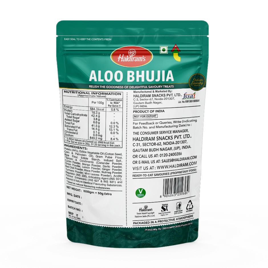 Haldiram's Aloo Bhujia | Crispy Potato Namkeen