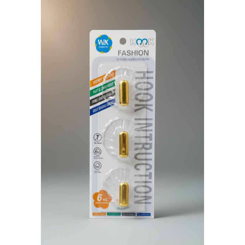 SE7EN Premium Wall Kitchen Hook Pack of 3 - E