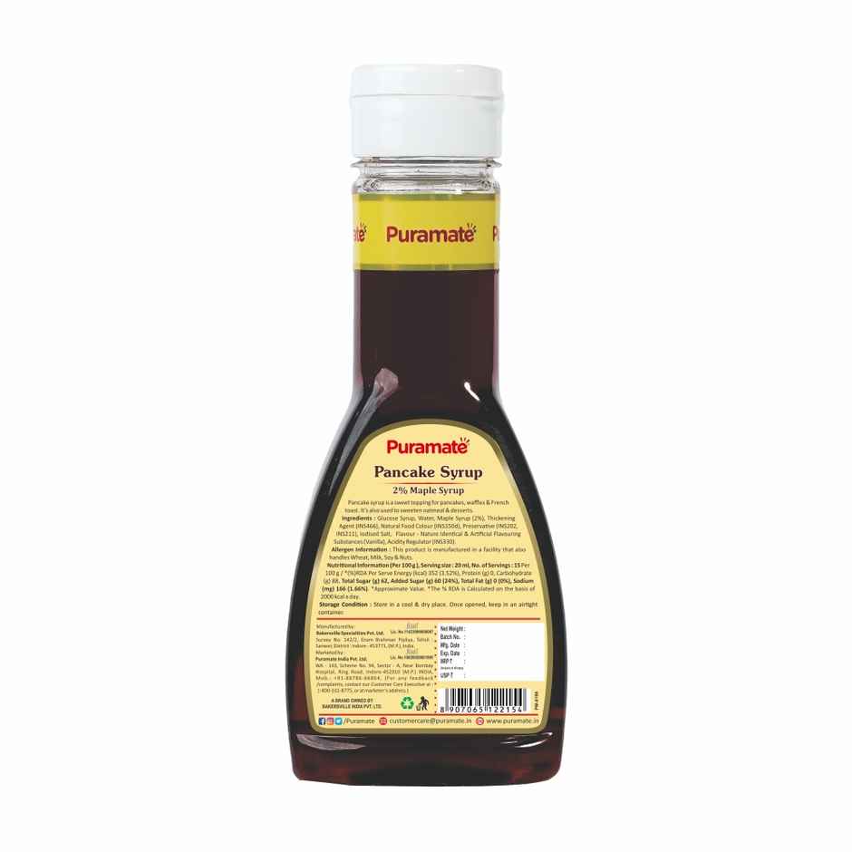 Puramate Pancake Syrup | Breakfast Topping Syrup