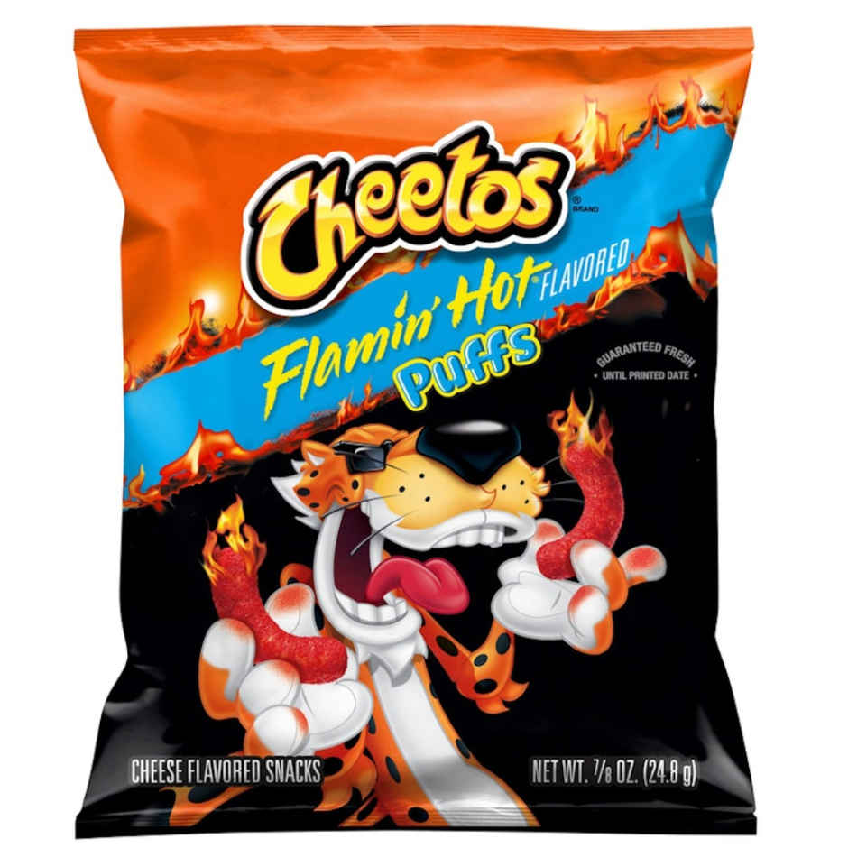 Cheetos Flamin' Hot Flavoured Puffs