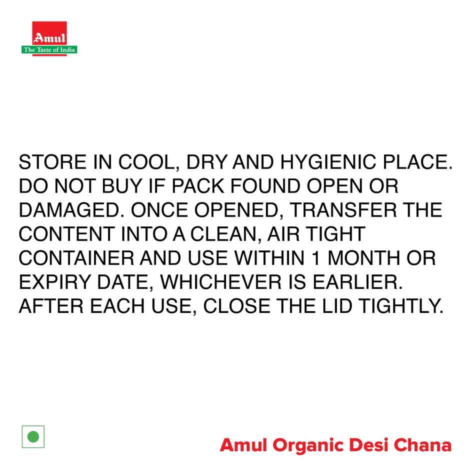 Amul Organic Desi Brown Chana