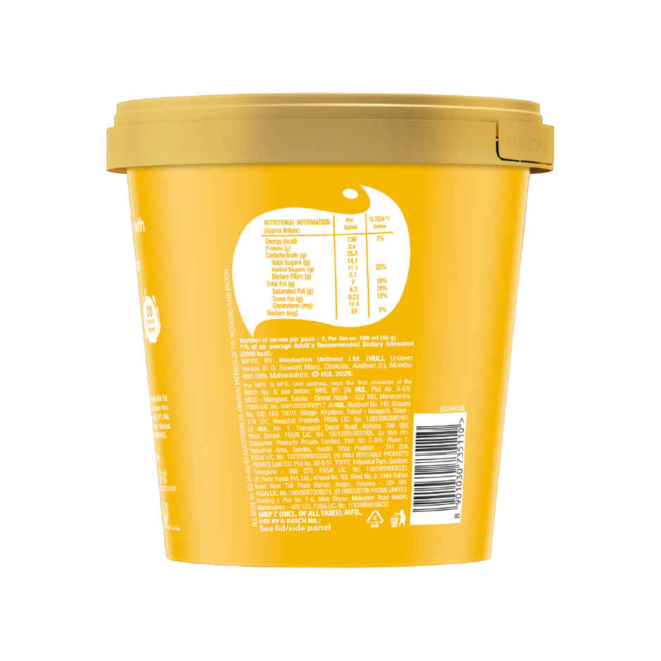 Kwality Wall's Butterscotch Ice Cream Tub