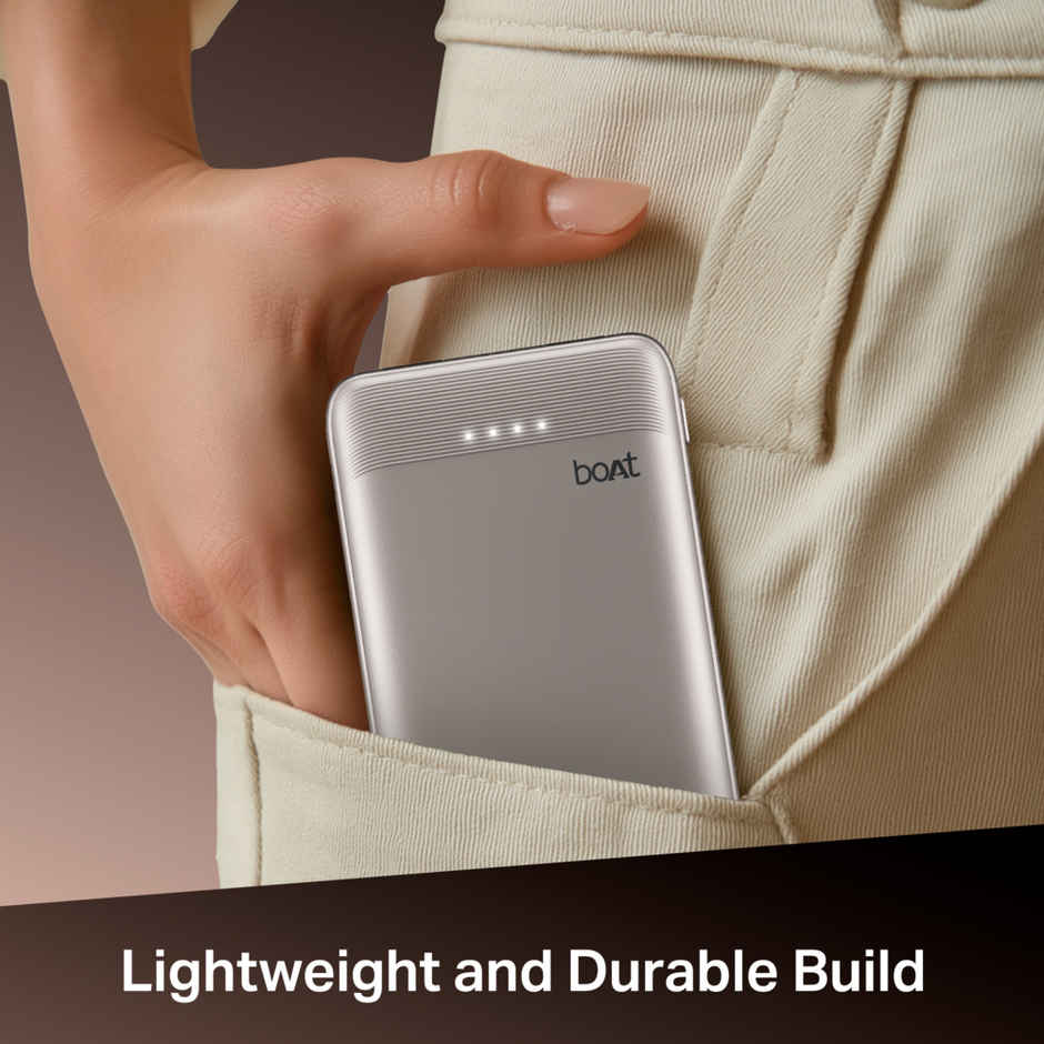 boAt EnergyShroom PB300 Activ Powerbank | Pearl Pink